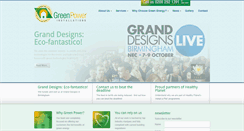 Desktop Screenshot of greenpowerinstallations.com